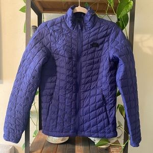 Purple North-face Thermoball Jacket Size: Small